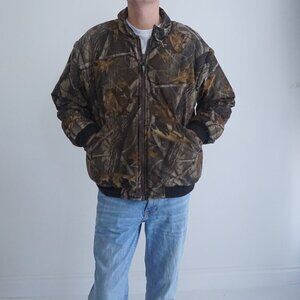 Remington Realtree Hardwoods Forest Camo Hunting Outdoors Puffer Jacket M